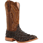 Durango Durango Premium Exotics Men's Western Boots Ddb0380 In Dark Brown Pirarucu - TLW Shoes