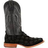 Durango Premium Exotics Men's Western Boots Ddb0381 In Matte Black Pirarucu - TLW Shoes