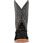 Durango Premium Exotics Men's Western Boots Ddb0381 In Matte Black Pirarucu - TLW Shoes