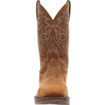 Durango Rebel Work Men's Steel Toe Waterproof Western Boots Ddb0389 In Saddle Brown - TLW Shoes