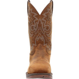 Durango Rebel Work Men's Steel Toe Waterproof Western Boots Ddb0389 In Saddle Brown - TLW Shoes