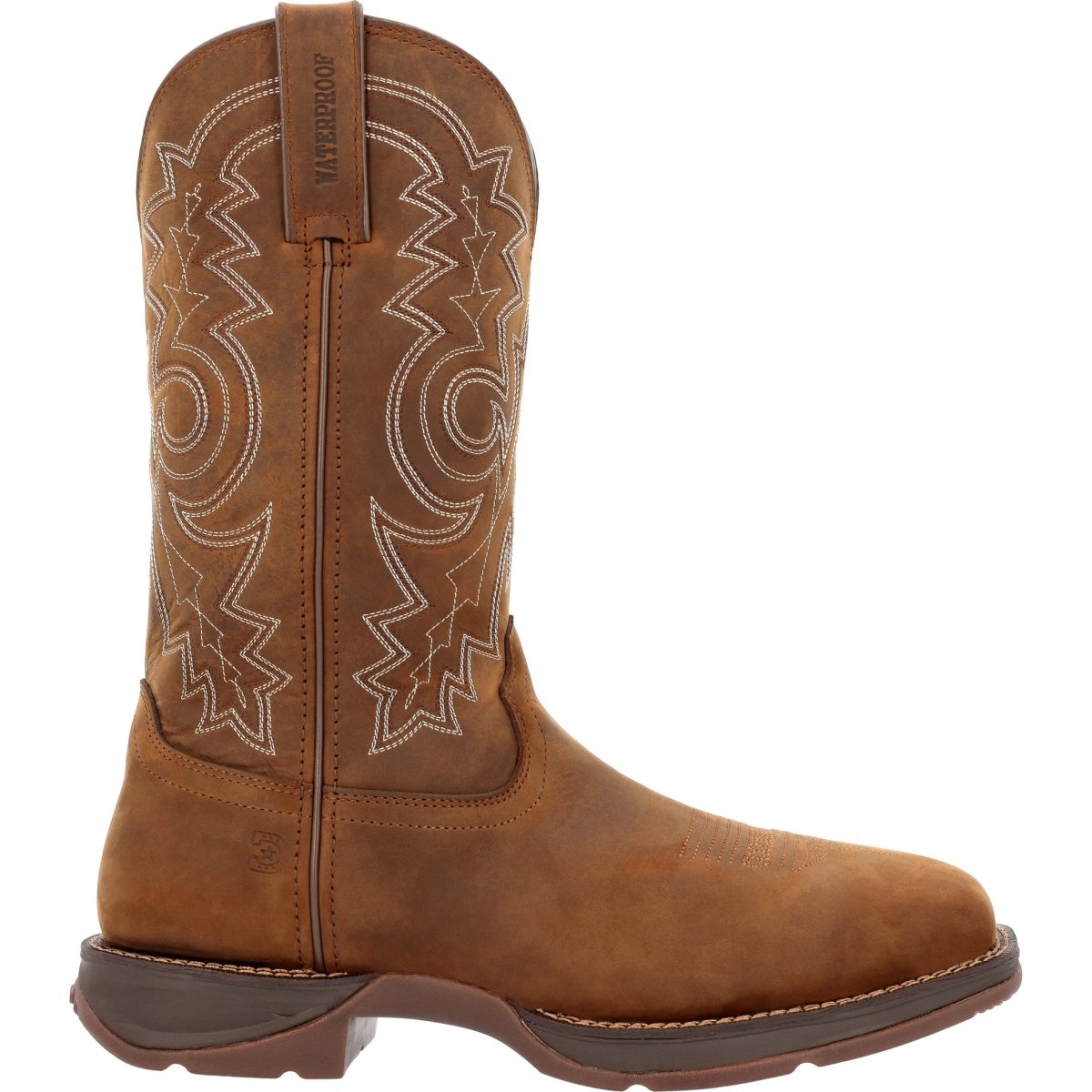 Durango Rebel Work Men's Steel Toe Waterproof Western Boots Ddb0389 In Saddle Brown - TLW Shoes