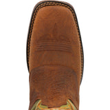 Durango Rebel Men's Western Boots Ddb0390 In Dark Chestnut And Hunter Green - TLW Shoes