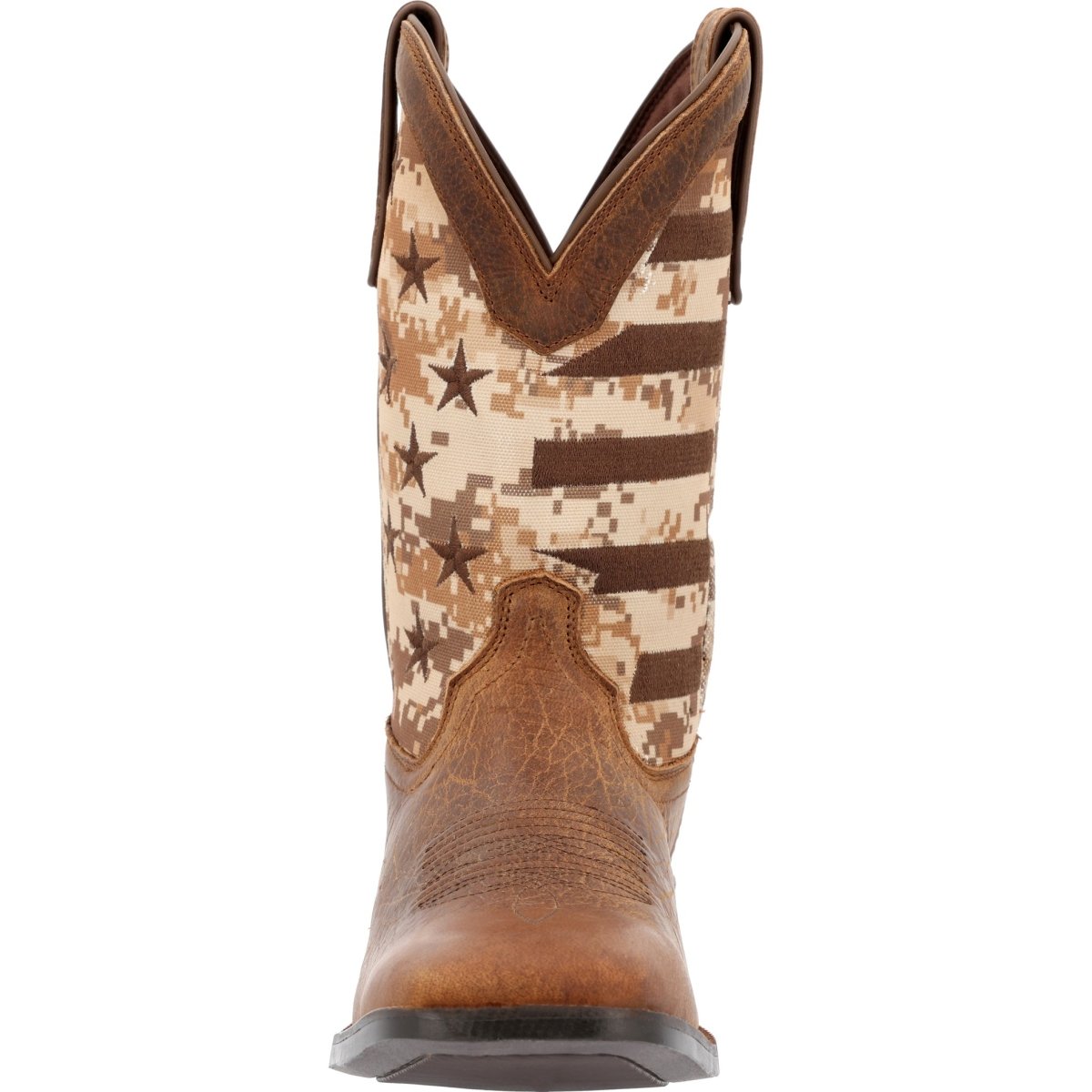 Durango Westward Men's 11” Western Pull - on Work Boots Ddb0397 In Saddlehorn And Digi Camo Flag - TLW Shoes