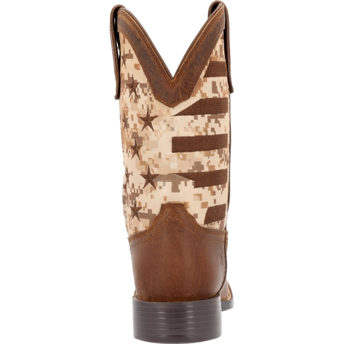 Durango Westward Men's 11” Western Pull - on Work Boots Ddb0397 In Saddlehorn And Digi Camo Flag - TLW Shoes