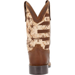 Durango Westward Men's 11” Western Pull - on Work Boots Ddb0397 In Saddlehorn And Digi Camo Flag - TLW Shoes