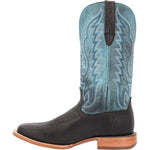 Durango Arena Pro Men's 13" Western Boots Ddb0413 In Black and Blue Lagoon - TLW Shoes