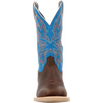 Durango Rebel Pro Men's Pull - on Western Work Boots Ddb0421 In Bay Brown And Brilliant Blue - TLW Shoes