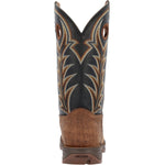 Durango Rebel Men's Western 12" Pull - on Work Boots Ddb0428 In Oak Bark And Midnight - TLW Shoes