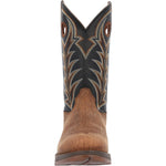 Durango Rebel Men's Western 12" Pull - on Work Boots Ddb0428 In Oak Bark And Midnight - TLW Shoes