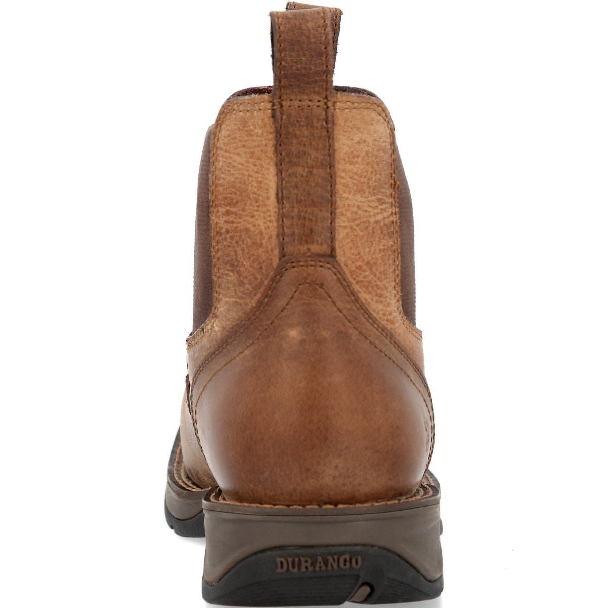 Durango Red Dirt Rebel Men's Square - Toe Western Boots Ddb0460 In Old Town Brown And Tan - TLW Shoes