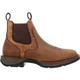 Durango Red Dirt Rebel Men's Square - Toe Western Boots Ddb0460 In Old Town Brown And Tan - TLW Shoes