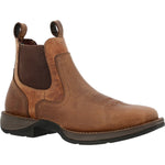 Durango Red Dirt Rebel Men's Square - Toe Western Boots Ddb0460 In Old Town Brown And Tan - TLW Shoes