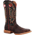 Durango PRCA Collection Men's Roughout Western Boots Ddb0466 In Chestnut And Black Eclipse - TLW Shoes