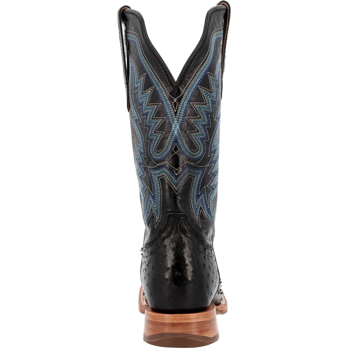 Durango PRCA Collection Men's Full - Quill Ostrich Western Boots Ddb0469 In Midnight - TLW Shoes