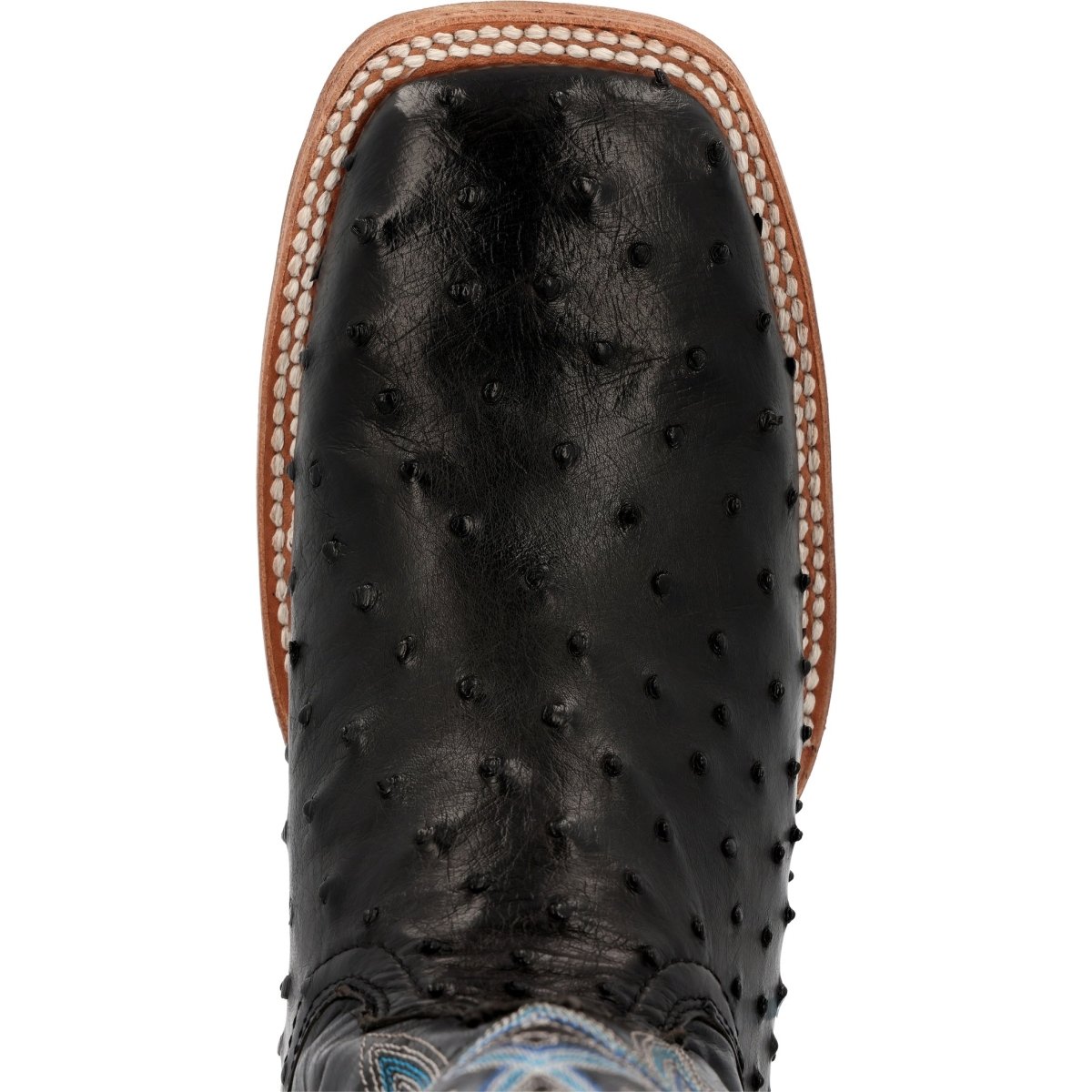 Durango PRCA Collection Men's Full - Quill Ostrich Western Boots Ddb0469 In Midnight - TLW Shoes