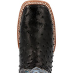 Durango PRCA Collection Men's Full - Quill Ostrich Western Boots Ddb0469 In Midnight - TLW Shoes