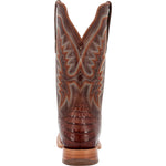 Durango Prca Collection Caiman Belly Men's Western Boots Ddb0471 In Cognac And Cigar - TLW Shoes