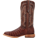 Durango Prca Collection Caiman Belly Men's Western Boots Ddb0471 In Cognac And Cigar - TLW Shoes