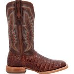 Durango Prca Collection Caiman Belly Men's Western Boots Ddb0471 In Cognac And Cigar - TLW Shoes