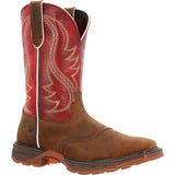 Durango Maverick Xp Men's Ventilated with InsulKul™ Work Boots Ddb0479 In Briar Brown And Crimson Red - TLW Shoes