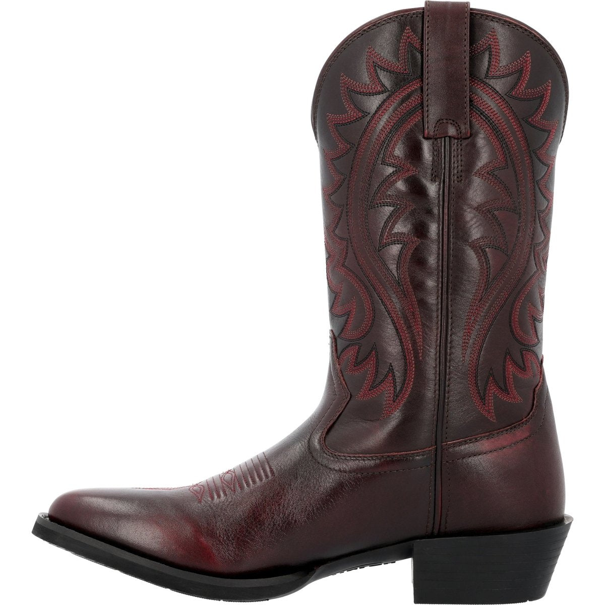 Durango Shyloh Men's 12” Western Boots Ddb0486 In Burnished Burgundy - TLW Shoes