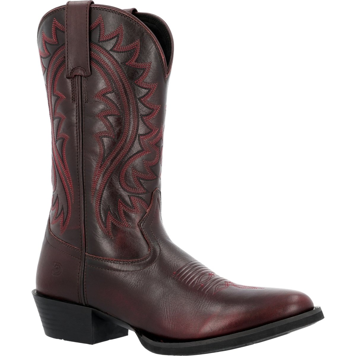 Durango Shyloh Men's 12” Western Boots Ddb0486 In Burnished Burgundy - TLW Shoes