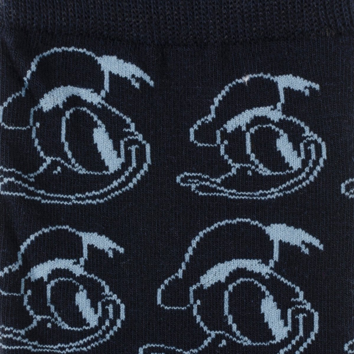 Disney Donald Duck Patterned Blue Socks and Mickey Mouse Blue Lapel Pin Gift Set - TLW Shoes