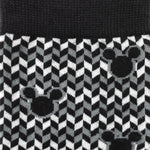 Disney Mickey Mouse Silhouette Chevron Sock - TLW Shoes