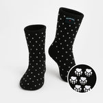 Polar Feet Fleece Socks - Domino - TLW Shoes