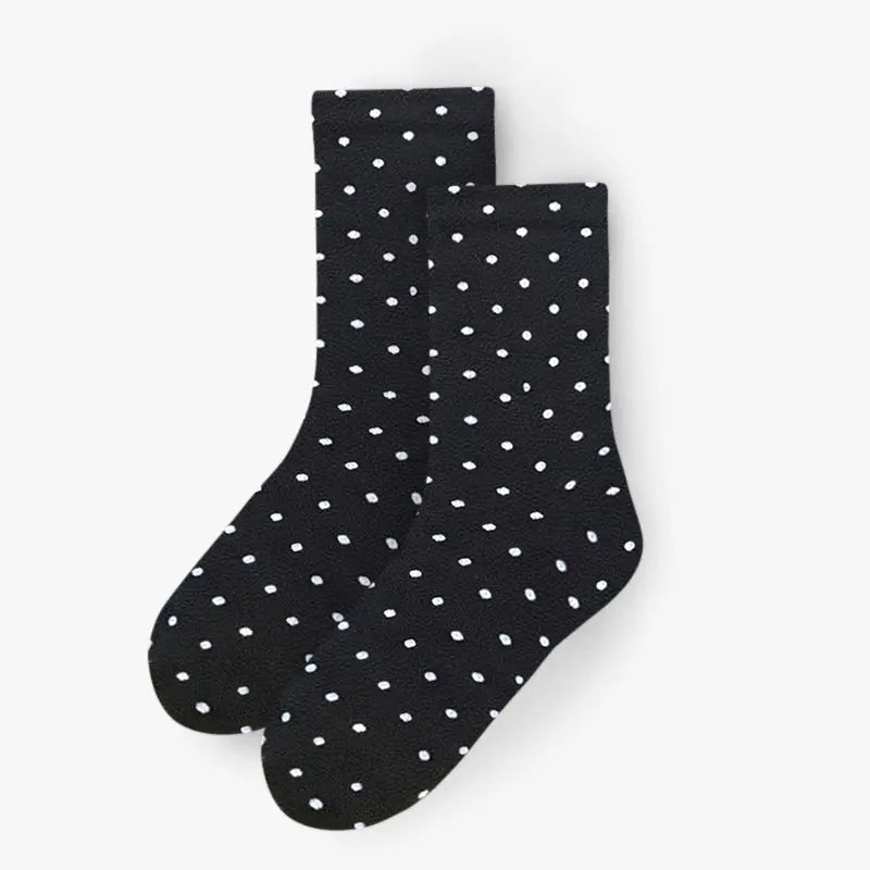 Polar Feet Fleece Socks - Domino - TLW Shoes