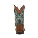 Durango Lady Rebel Women's 10" Saddle Western Work Boots Drd0312 In Brown Evergreen - TLW Shoes