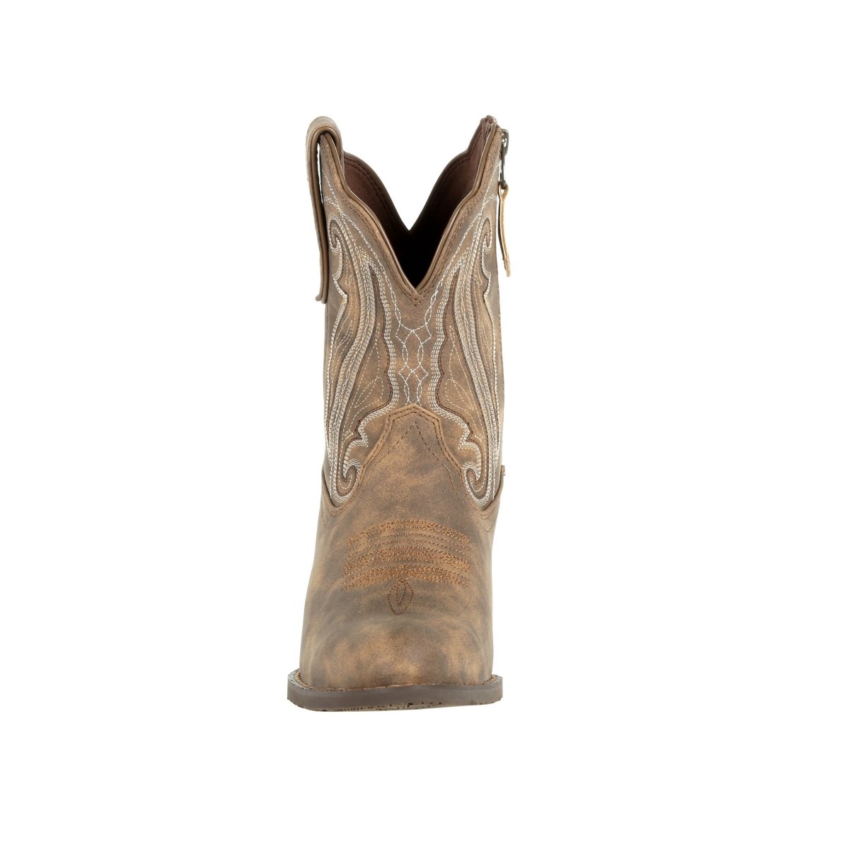 Durango Crush Women's Distressed Shortie Western Boots Drd0372 In Driftwood - TLW Shoes