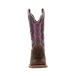 Durango Lady Rebel Pro Women's 12" Western Boots Drd0377 In Oilded Brown And Plum - TLW Shoes