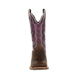 Durango Lady Rebel Pro Women's 12" Western Boots Drd0377 In Oilded Brown And Plum - TLW Shoes