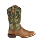 Durango Lady Rebel Pro Women's 12" Western Boots Drd0378 In Dusty Brown And Olive Green - TLW Shoes