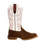 Durango Lady Rebel Pro Women's 12" Western Boots Drd0392 In Trail Brown And White - TLW Shoes