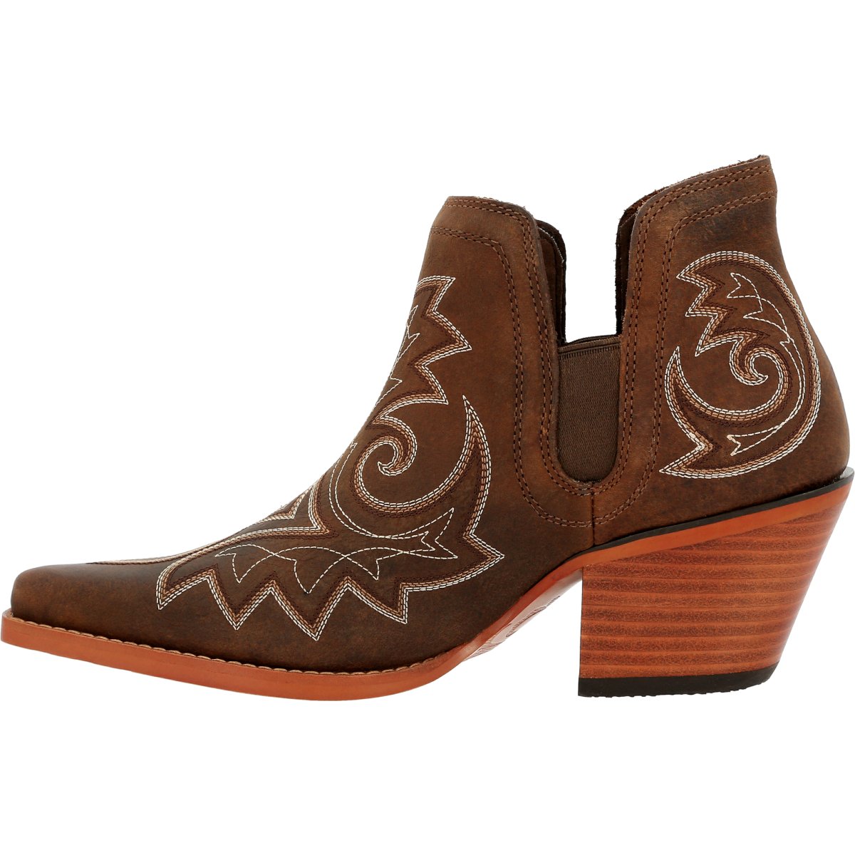 Durango Crush Women's Western Fashion Bootie Drd0399 In Coffee Brown - TLW Shoes