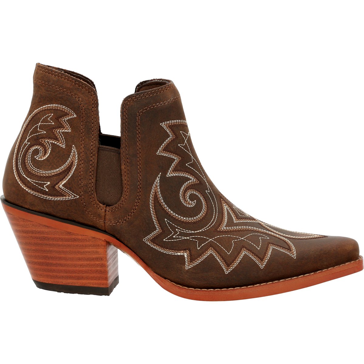 Durango Crush Women's Western Fashion Bootie Drd0399 In Coffee Brown - TLW Shoes