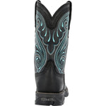 Durango Lady Rebel Women's 10" Saddle Western Work Boots Drd0462 In Midnight Sky - TLW Shoes