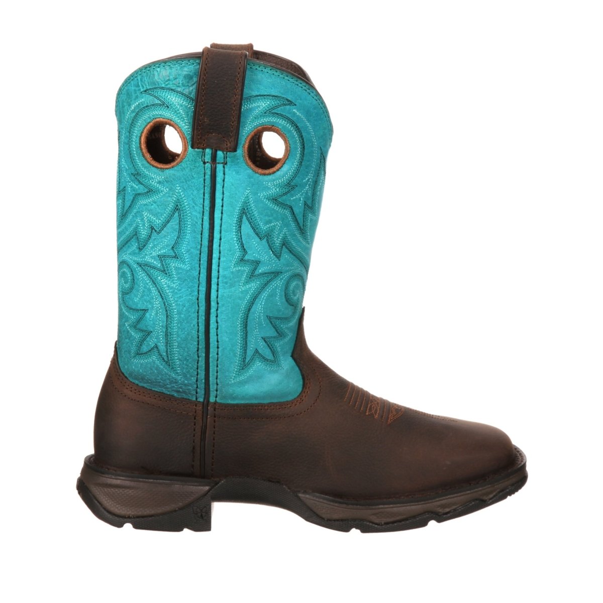 Durango Lady Rebel Women's Bar None Western Boots Dwrd016 In Brown Turquoise - TLW Shoes