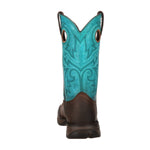 Durango Lady Rebel Women's Bar None Western Boots Dwrd016 In Brown Turquoise - TLW Shoes