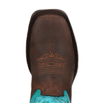 Durango Lady Rebel Women's Bar None Western Boots Dwrd016 In Brown Turquoise - TLW Shoes