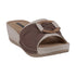 Ellen White Hardware Comfort Wedge Sandals - TLW Shoes