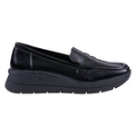 Women's Esther Black Loafers - TLW Shoes