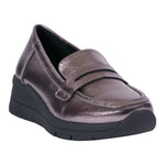 Women's Esther Pewter Loafers - TLW Shoes