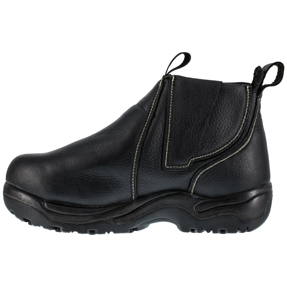 FLORSHEIM 6" MEN'S WORK BOOT STEEL TOE HERCULES FE690 IN BLACK - TLW Shoes