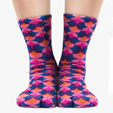 Polar Feet Fleece Tabi Socks - Art Deco - TLW Shoes