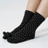 Polar Feet Fleece Tabi Socks - Domino - TLW Shoes
