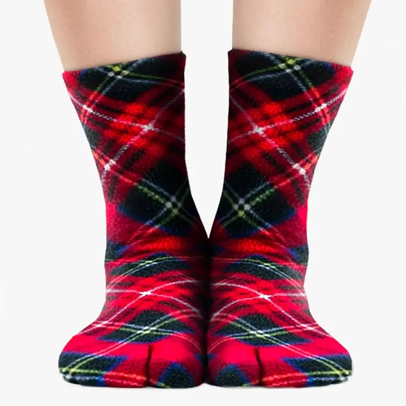 Polar Feet Fleece Tabi Socks - Highlander - TLW Shoes
